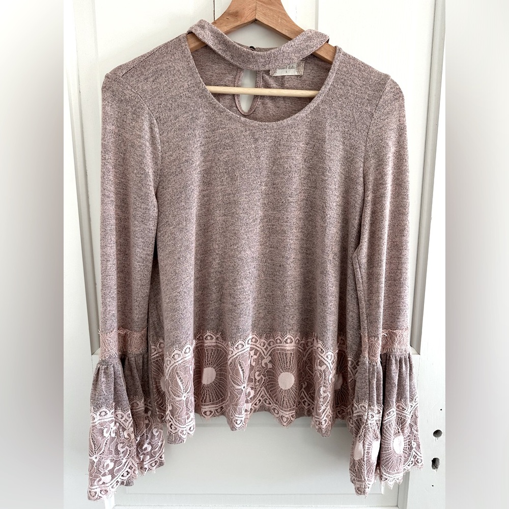 Altard State flare sleeve blouse